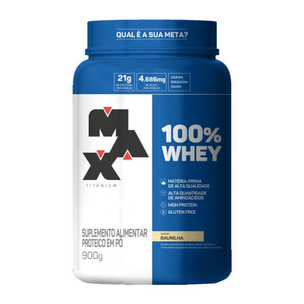 100% WHEY POTE 900G BAUNILHA
