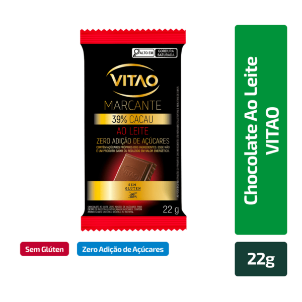 Chocolate Marcante Ao Leite Zero Açúcar 22g