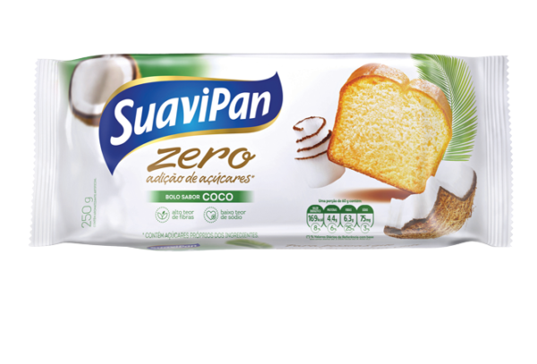 Bolo Zero Adicao de Acucar Coco 250g