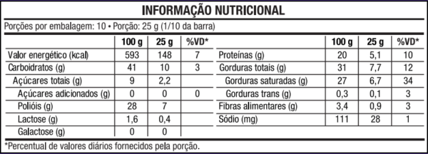 COB CHOCOLATE PROTEICO AO LEITE ZERO 250G - Image 3
