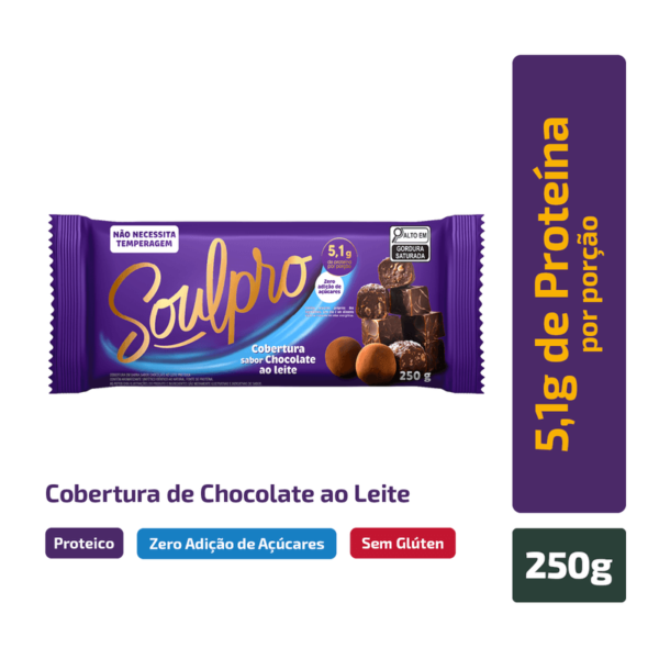 COB CHOCOLATE PROTEICO AO LEITE ZERO 250G